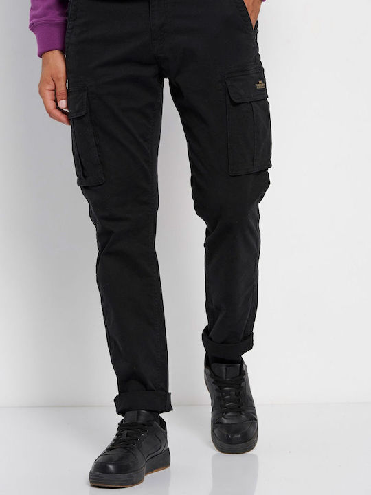 Funky Buddha Herren Cargo-Hose Elastisch Regula...