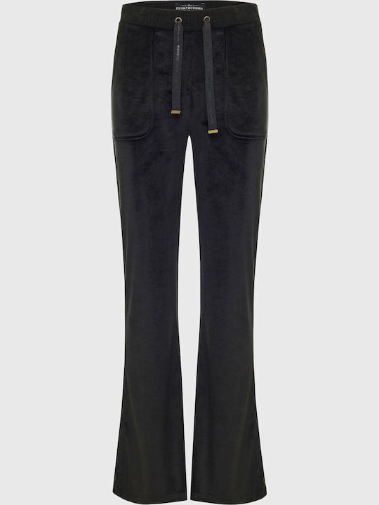 Sweatpants Velvet Black