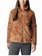 Columbia Fleece Damen Jacke in Braun Farbe