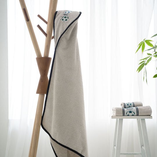 Vesta Home Halat De Baie Pentru Bebeluşi Cu Glugă Gri 80x80cm