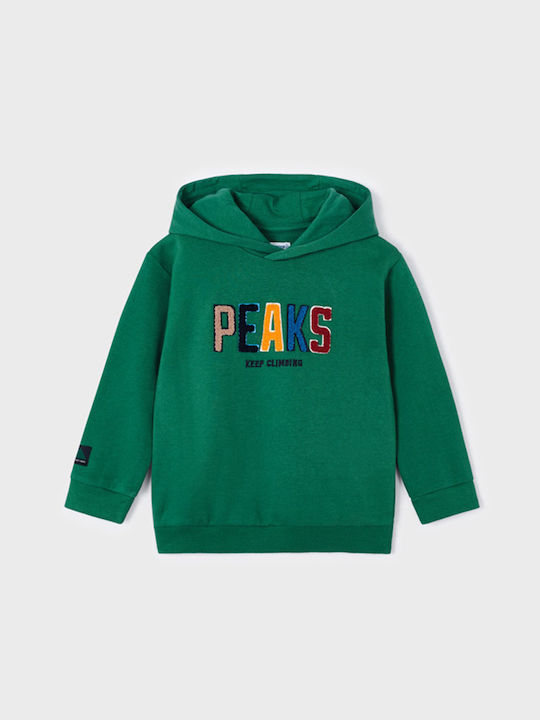 Mayoral Kids Sweatshirt with Hood Green