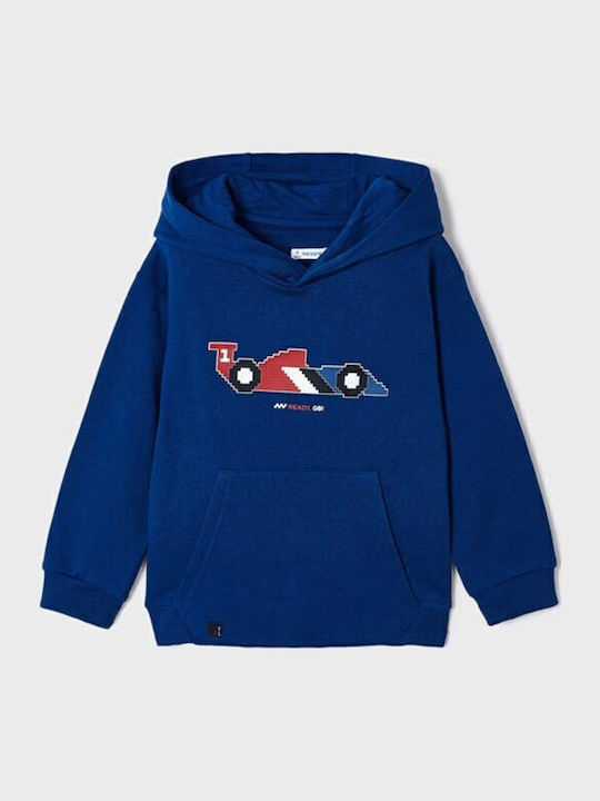 Mayoral Kids Sweatshirt with Hood Blue