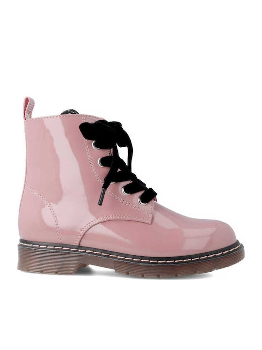 Garvalin Kids Boots from Patent Leather with Zi...