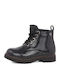 Kinderstiefel mit Reißverschluss Schwarz