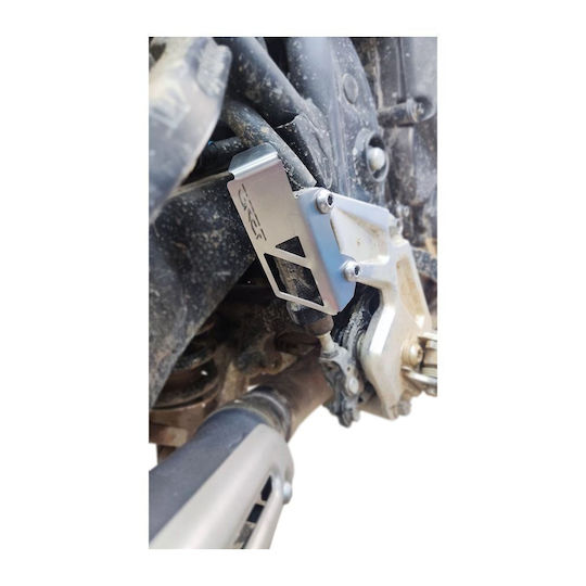 Gref Innovation Motorcycle Fork Axle Protectors Yamaha Tenere 700 Silver