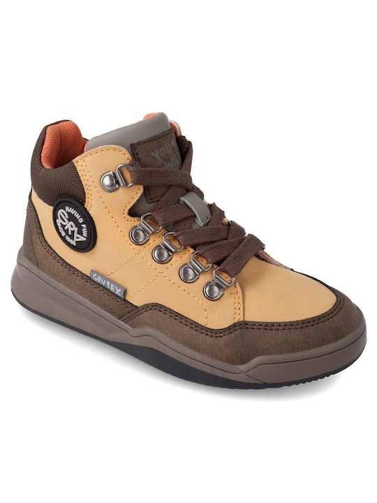 Garvalin Kids Boots with Lace Brown