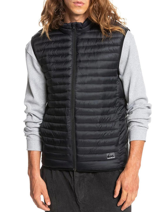 SCALY Ärmellos Winter Jacke Puffer Schwarz
