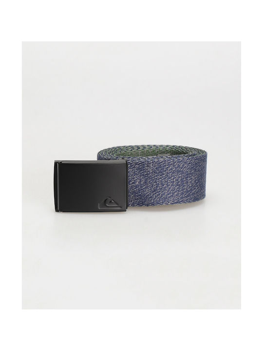 Quiksilver JAM 5 Men's Fabric Webbing Belt Belt Navy Blue