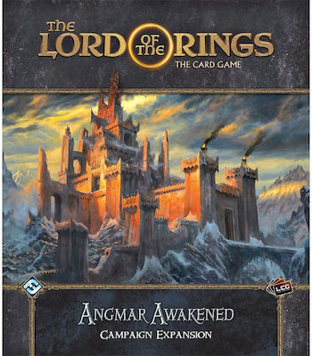 Fantasy Flight Разширение на Игра Angmar Awakened Campaign LOTR LCG за 1-4 Играчи 14+ Години