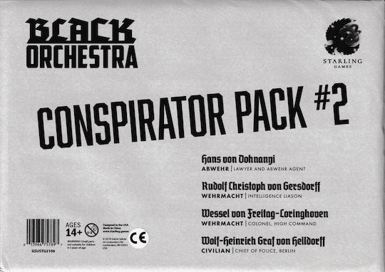 Game Expansion Black Orchestra Conspirator for 1-5 Players 14+ Years Old (EN) Starling Games