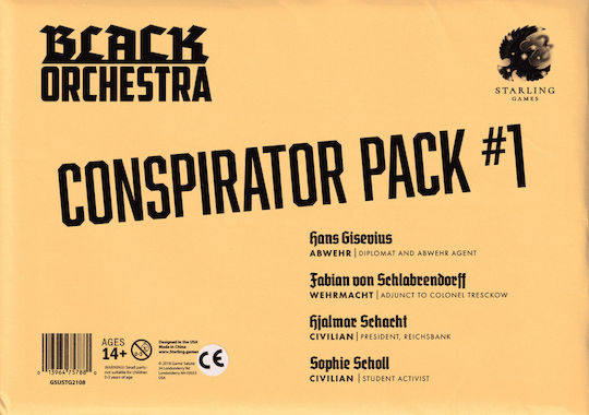Επέκταση Παιχνιδιού Black Orchestra Conspirator Pack για 1-5 Παίκτες 14+ Ετών (EN) Starling Games
