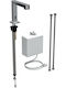 Geberit Mixing Sink Faucet with Photocell Sensor Silver