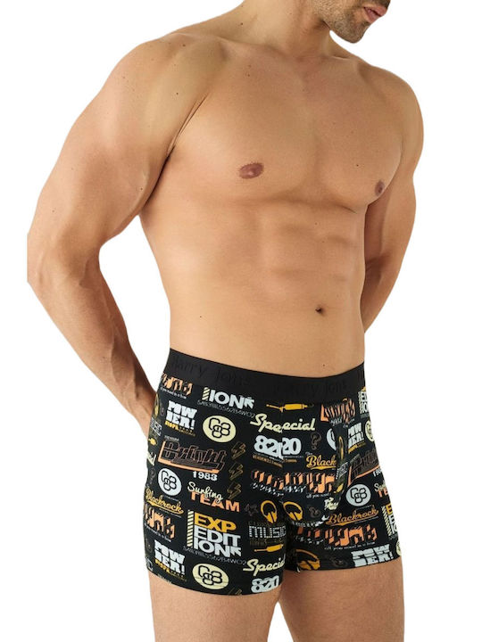 Harry Jons Men's Boxer Black