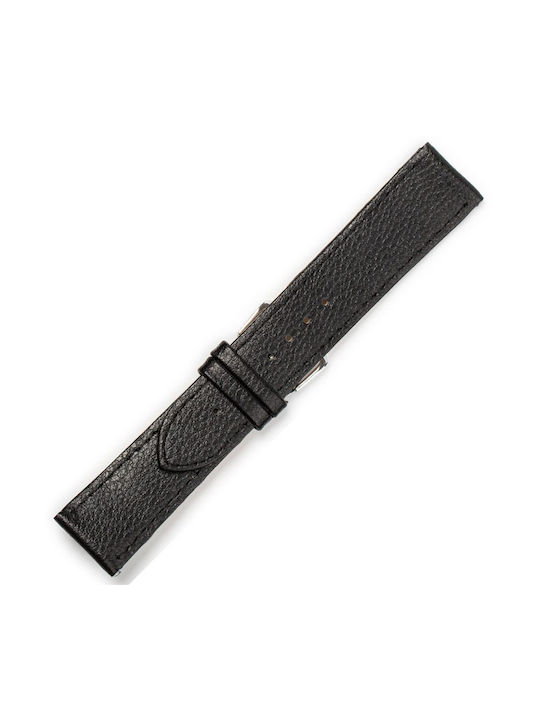 KOSTELO Leather Strap Black 20mm