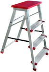 Aluminum Step Ladder with 3 Stairs