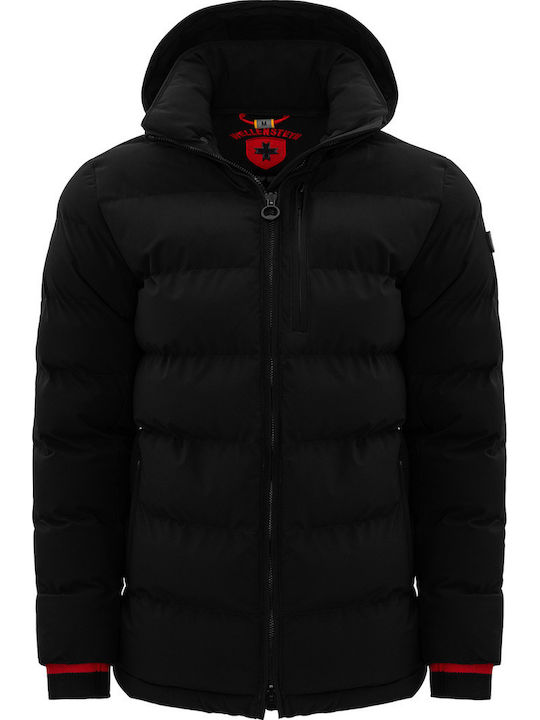 Blackbird Winter Puffer Jacket Black