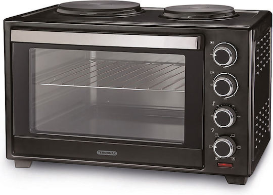 Termomax Electric Countertop Oven 36lt with 2 Burners