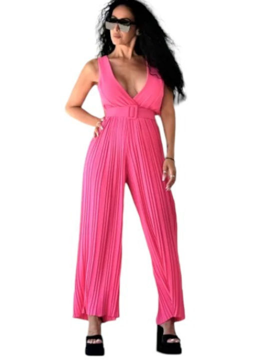 Mohicans Black Line Women's One-piece Suit Pink