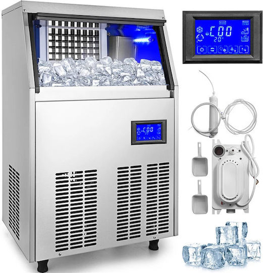 Sihao SIHAO Παγομηχανή με Ημερήσια Παραγωγή 60kg & Χωρητικότητα 20kg