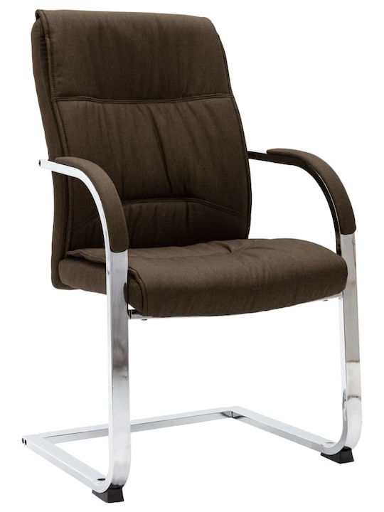 Stuhl «Überhang» mit Armlehnen in Braun Farbe 58x67.5x102cm 1Stück