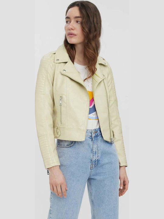 Vero Moda Piele Jachetă de femei Biker Jacket F...
