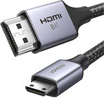 Ugreen HD163 HDMI 2.1 Cable HDMI male - mini HDMI male 2m Black