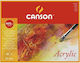 Canson Μπλοκ Ακουαρέλας Acrylic Cold Pressed 400gr No4 30x40cm 10 Φύλλα
