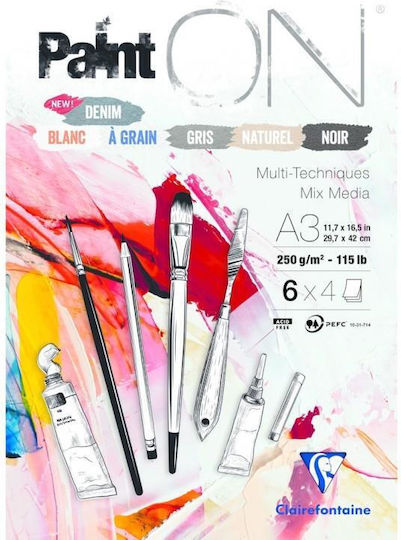 Clairefontaine Μπλοκ Ακουαρέλας A3 29.7x42cm