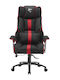 White Shark LE MANS Fabric Gaming Chair Black / Red