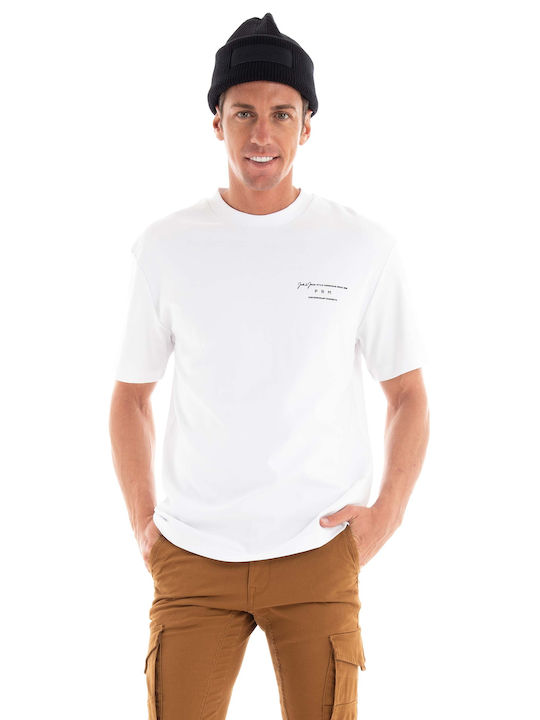 Jack & Jones Men's Short Sleeve T-shirt White