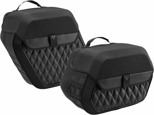 SW-Motech Motorcycle Saddle Side Bag Set in Black Colour