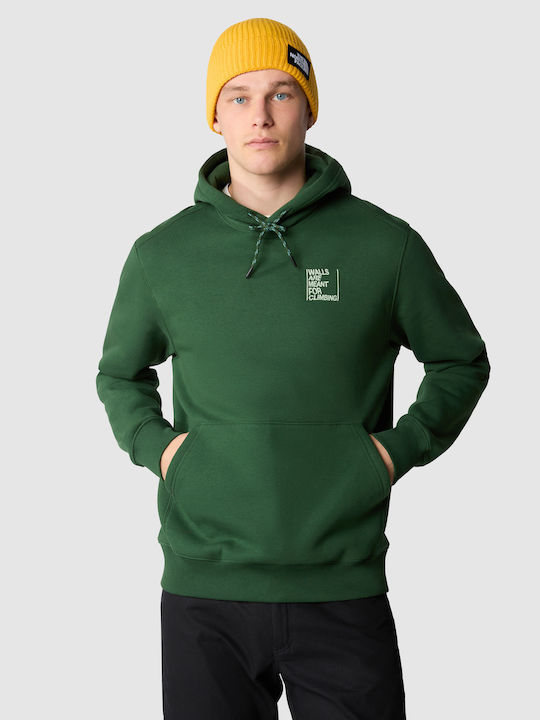 The North Face Φούτερ με Κουκούλα Πράσινο