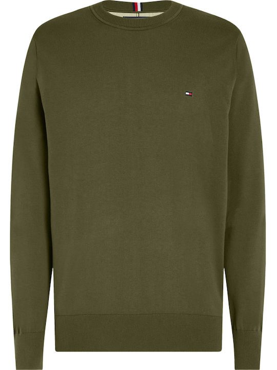 Tommy Hilfiger Men's Long Sleeve Sweater Green