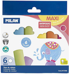 Milan Chalk 6pcs Multicolour