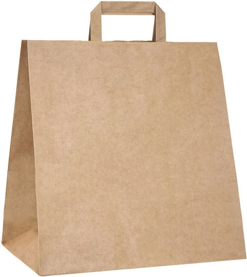 Paper Packaging Bags Kraft with Handle Brown 28x17x29cm 250pcs