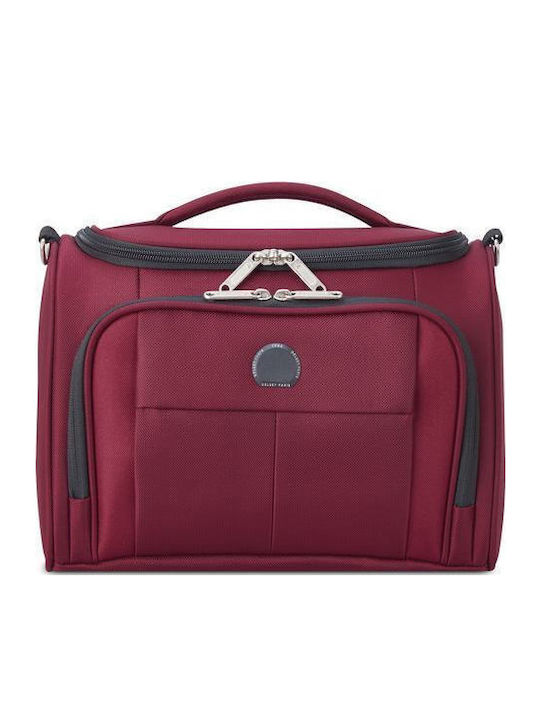 Necessaire in Burgundisch Farbe 31cm