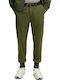 Cargo Sweatpants with Elastic Green
