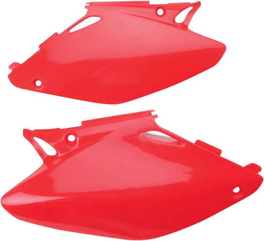 UFO Странична Пластмаса на Мотоциклет за Honda CR 250 - КР 250 Червен 1бр