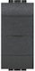 Bticino Front Plate Wall Push Controller Button without Frame Gray LN4003CWI