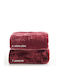 Charalambidis Textiles Velvet Blanket Double 220x240cm Burgundy 10602000217