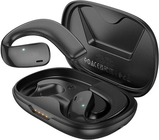 Hoco EQ4 In-ear Bluetooth Handsfree Earphones with Charging Case Black