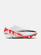 Nike Zoom Mercurial Vapor 15 Elite FG Niedrig Fußballschuhe mit Stollen Bright Crimson / Black / White