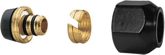 Brass Form Ρακόρ Σύνδεσης Σωλήνα Πολυστρωματική Σωλήνα 16mm 000230