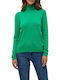 Peppercorn Tana Women's Blouse Long Sleeve Turtleneck Green