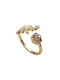 Intimonna Women's Gold Plated Ring