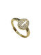 Intimonna Women's Ring Gold Plated