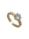 Intimonna Women's Gold Plated Ring