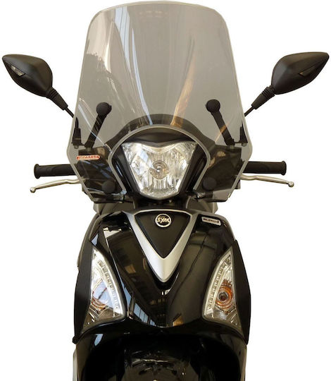Fabbri Motorcycle Windshield & Windscreen Transparent Visor for Sym Symphony ST 125 3228/LS