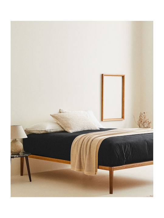 My Home Luxury Sheet Sets Semi-Double with Elas...