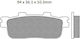 Premier Motorcycle Brake Pads Rear for Kymco People Xciting 300